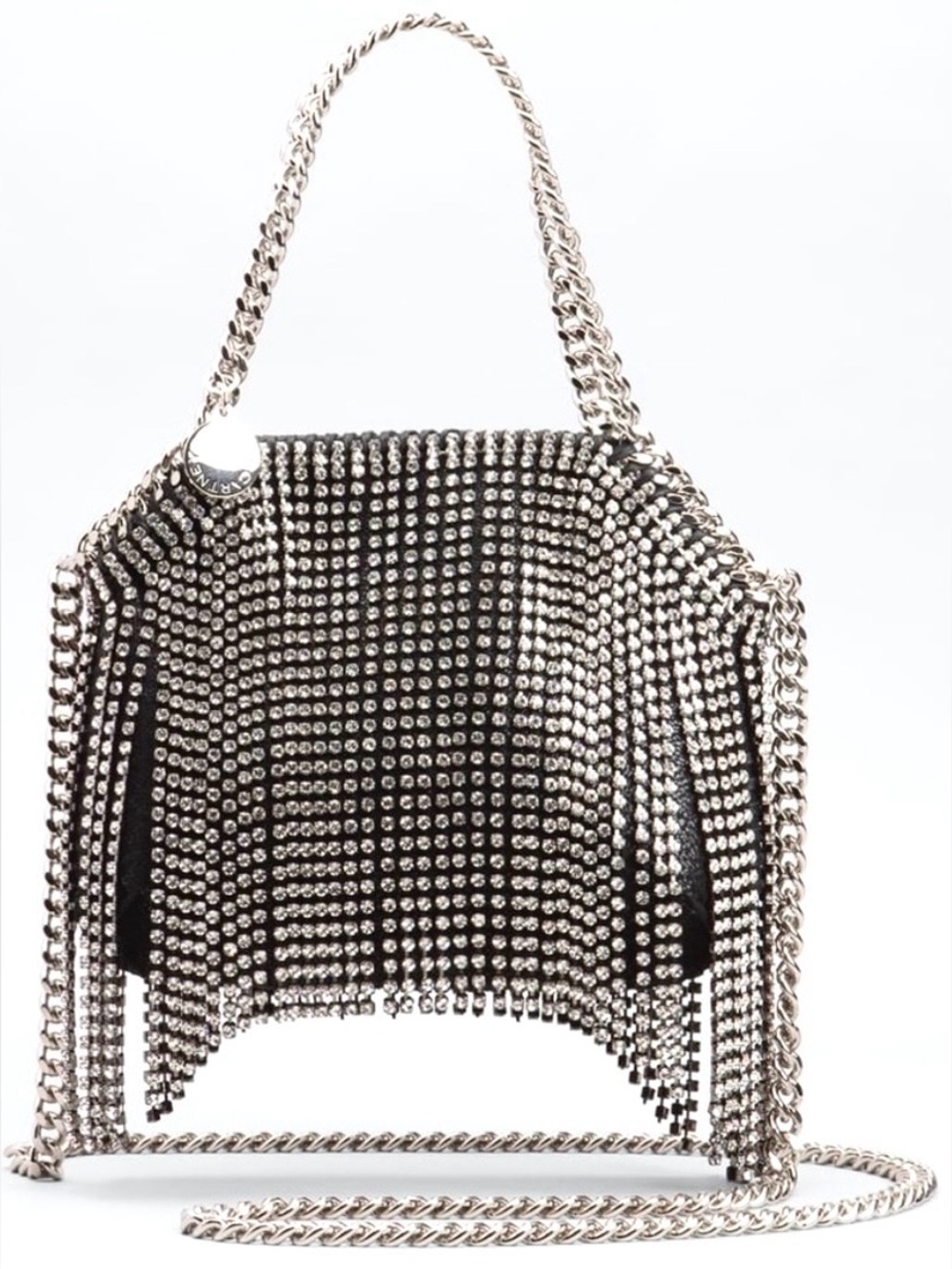 RARE Stella McCartney Falabella Crystal Mini Chainmail Bag NWOT Never Used
